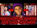 NLE CHOPPA S EX GANG SHOTTA FAM SNATCHED HIS CHAIN