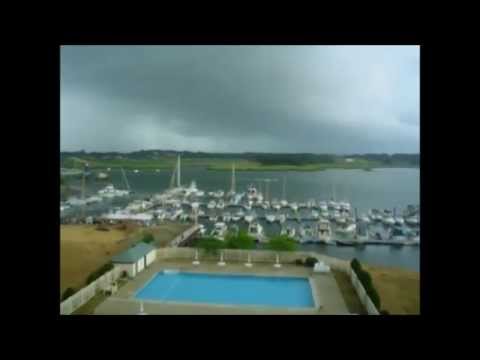 July 10, 2010 Quincy, MA: Small Twister Touchdown [blurry] Video