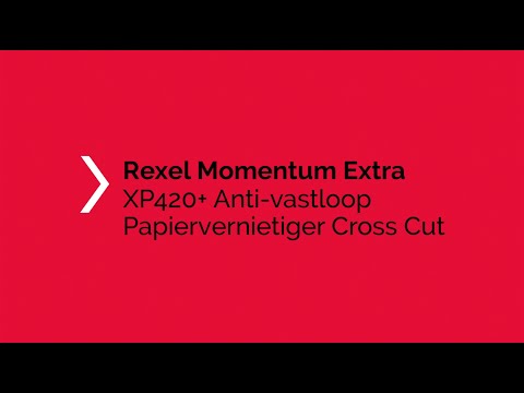 Papiervernietiger Rexel Momentum Extra XP420+ snippers 4x35mm