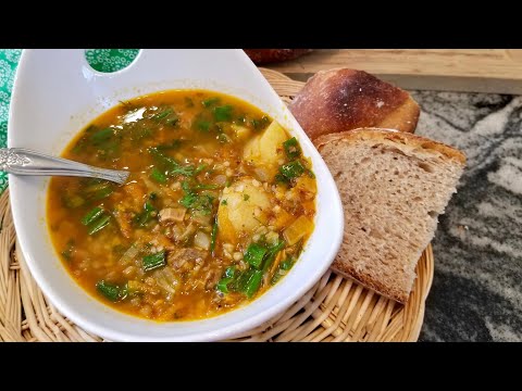 Mushroom soup with buckwheat video thumbnail
