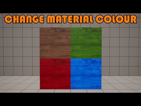 How To Change A Material/Texture Colour In Unreal Engine 4/5 (Tutorial) | How To Tint A Material