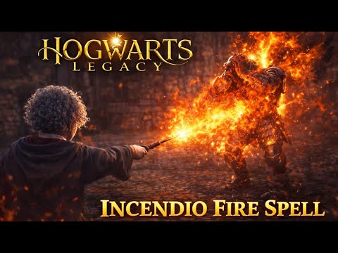 HOGWARTS LEGACY PS5 Walkthrough Gameplay Part 4 - INCENDIO FIRE SPELL (FULL GAME)