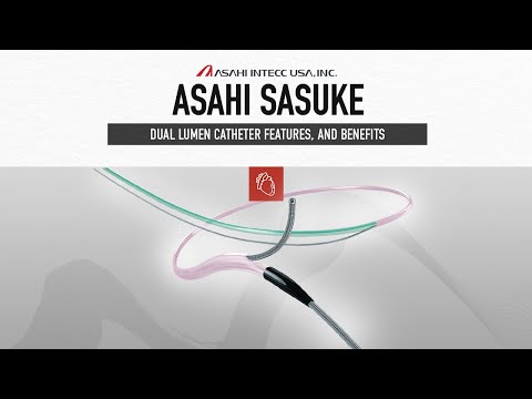 Introducing Asahi Sasuke - Dual Lumen Catheter by Asahi Intecc