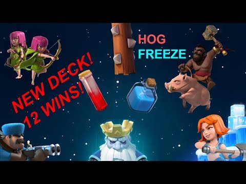 NEW Hog Freeze Deck! The Frozen Basics! 12 Wins, Beats Rascal Meta!