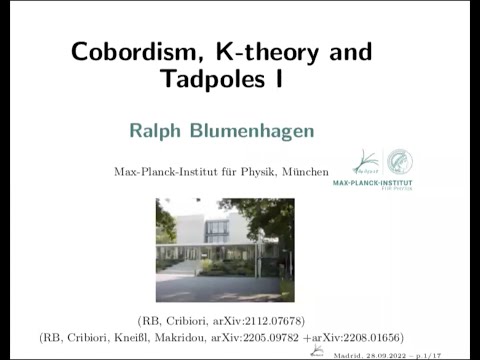Cobordism, K-theory and tadpoles — part I