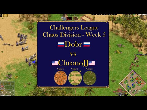 AoM Challengers League - ChronoJJ vs Dobr - Week 5