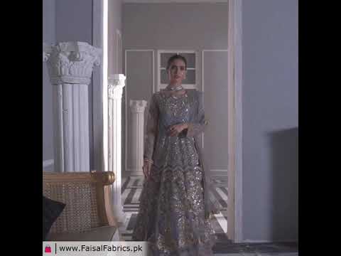 Akbar Aslam Libas e Khas Wedding Collection 3pc Suit AAWC-1340 WISTERIA