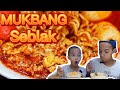 Duo Bocil Lucu Mukbang Makan Seblak Pedas Mantap
