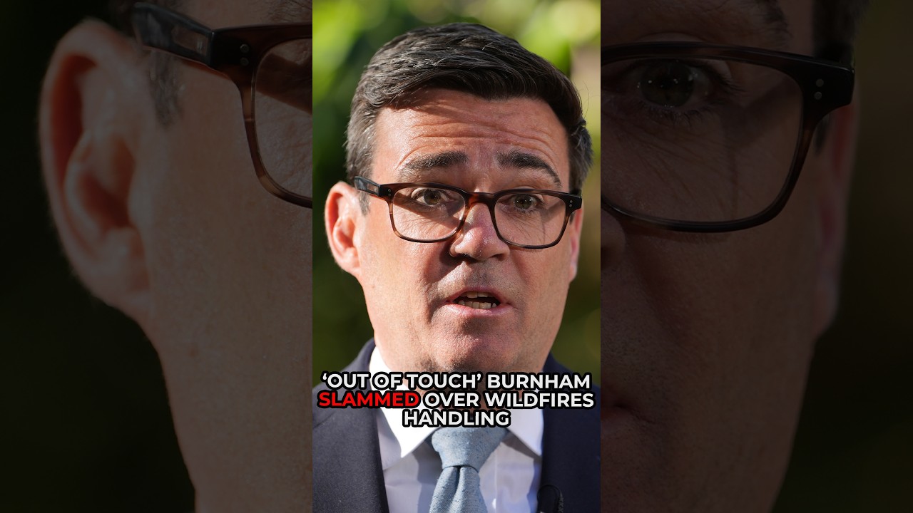 Video: Farmer criticizes Andy Burnham's wildfire response, blames environmental rules