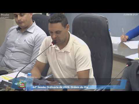 43ª SESSÃO ORDINÁRIA DE 2026 - CÂMARA MUNICIPAL DE WENCESLAU BRAZ/PR