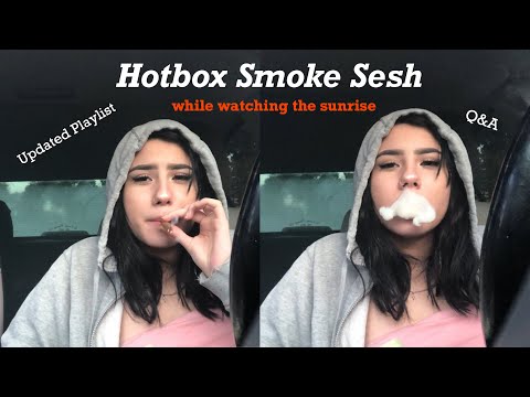 hotboxing smoke sesh at 5am