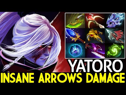 YATORO [Drow Ranger] The Late Game Monster Insane Arrows Damage Dota 2