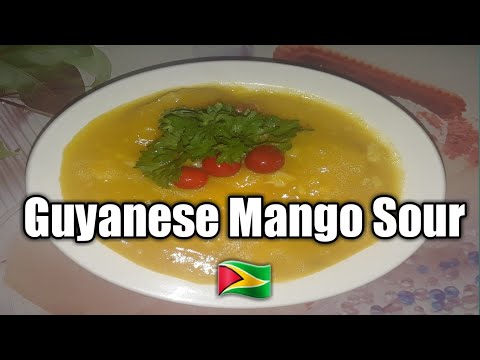 How To Make Guyanese Mango Sour🇬🇾/ Cooking With Afton 🇬🇾