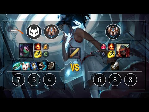 HLE Mireu Akali vs Zed Mid - KR Patch 10.13