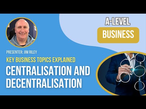 Centralisation and Decentralisation