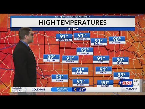 KLST Afternoon Forecast: Wednesday, March 25th