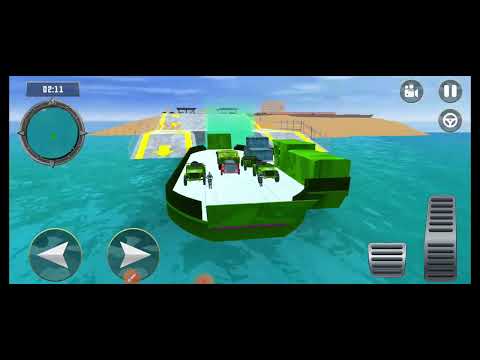 Transporting US Army Jeep in Long Trailer Truck - Airplane Car Transporter