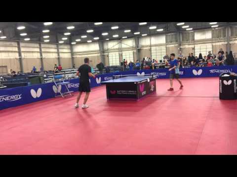 2016 Arnold Table Tennis Challenge U2300T RR Final Roger Liu vs Artur Kurek game 02