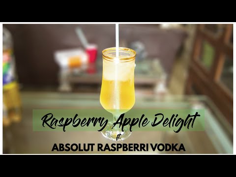 Raspberry Apple Delight | Absolut Raspberri Vodka | Cocktails