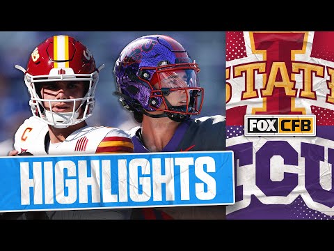 Iowa State Cyclones vs. TCU Horned Frogs Highlights | FOX College Football