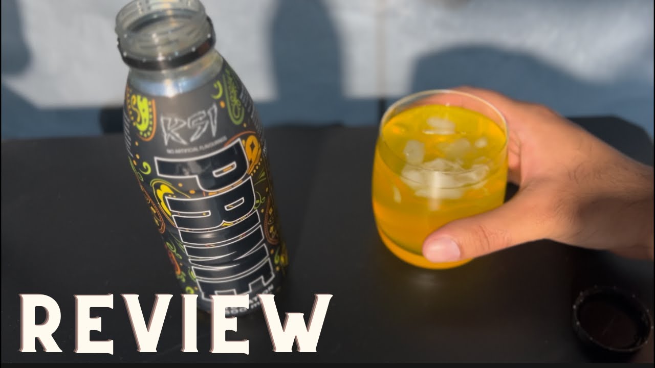 KSI'S PRIME HYDRATION FLAVOUR - REVIEW - ORANGE AND MANGO - UK ONLY FLAVOUR