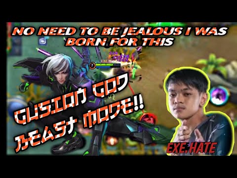 EXE.HATE GUSION GOD GAMEPLAY FAST HAND COMBO | MOBILE LEGENDS