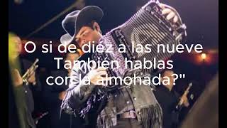 A estas horas (Alfredo olivas) LETRA