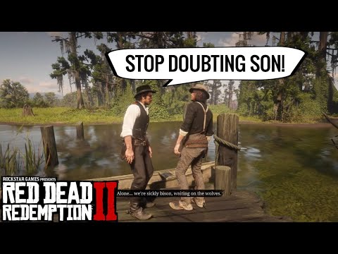Dutch Gives John a Peptalk after a speech about Doubts | Red Dead Redemption 2