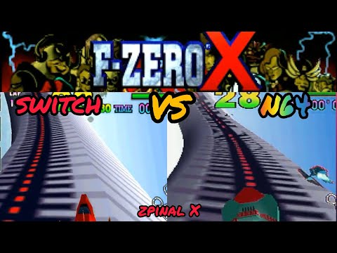 F-ZERO X NINTENDO SWITCH VS NINTENDO 64 - COMPARISON
