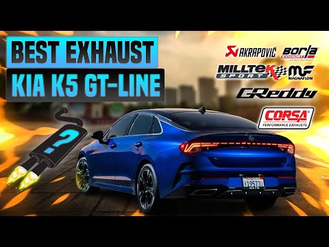 KIA K5 GT-Line Exhaust Sound🔥Borla,Flowmaster,Vibrant Performance,Upgrade