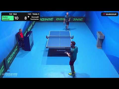 13:15 Ruslan Lazebnyi 3-0 Hennadii Yurchenko 13.04.2023 TT Euro.Cup Ukraine Star