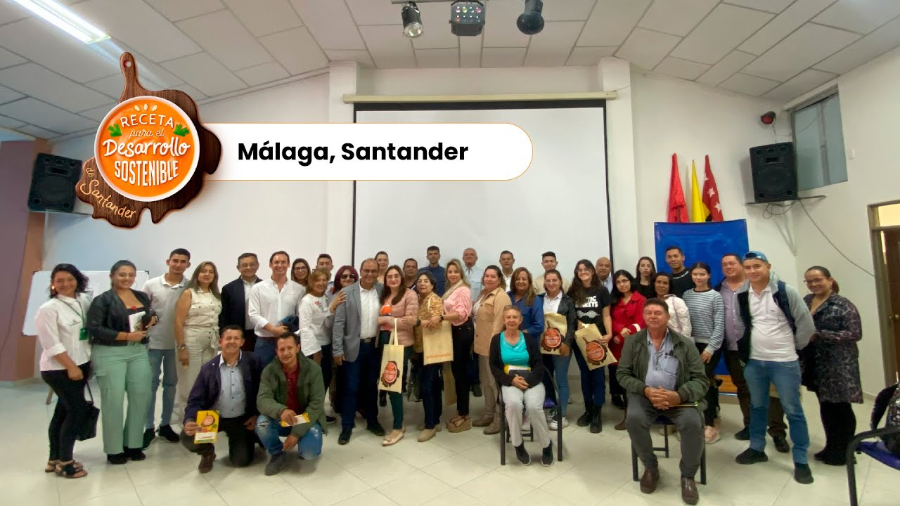 Málaga, Santander I Socialización Receta para el Desarrollo Sostenible de Santander