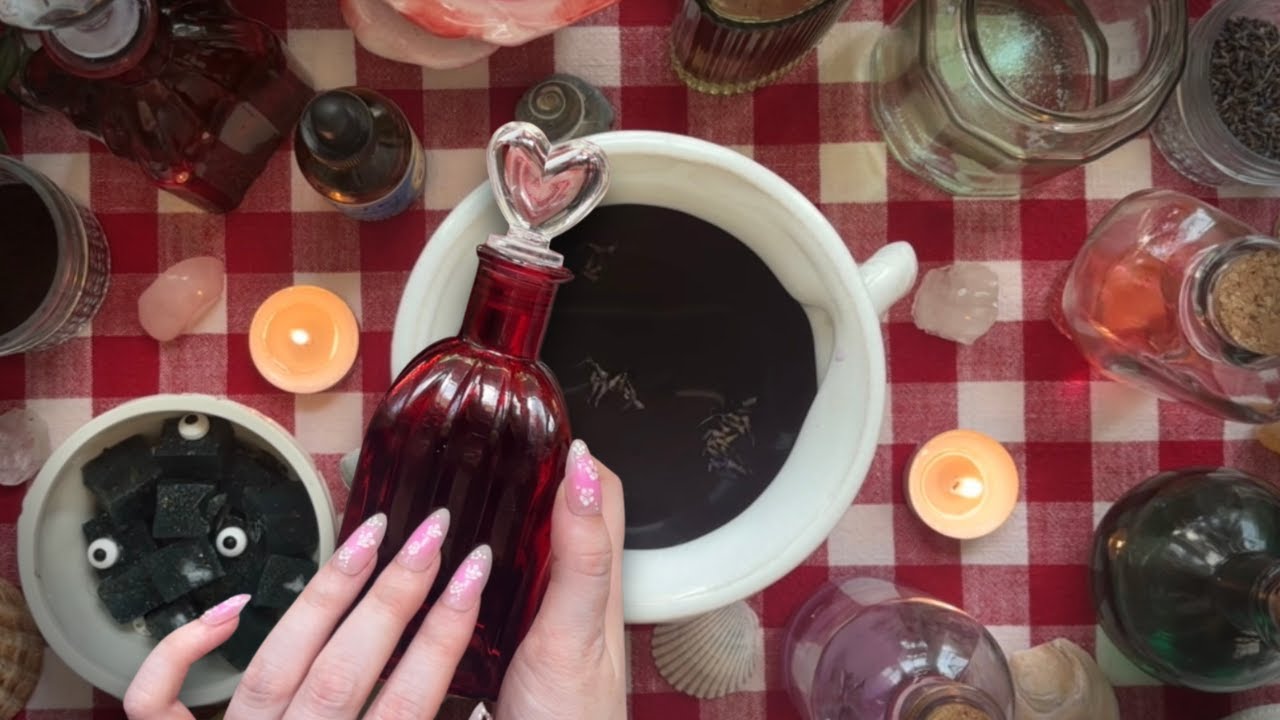 ASMR Know Your Worth with This Self-Love Potion (layered sounds & affirmations) - inASMR