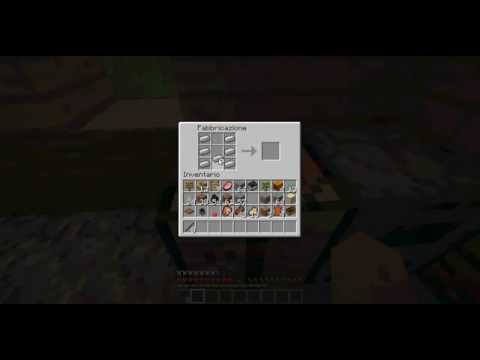 MINECRAFT , come fare la rotaia e il carrello della miniera