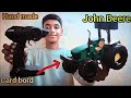 How To Make Rc John Deere Tractor From Cardboard Using Dc Motor John Deere Tractor Kaise Banaye