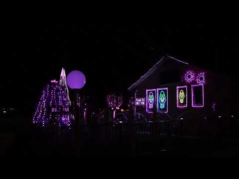 LithgowLights 2018 Show - Christmas Canon Rock by Trans-Siberian Orchestra