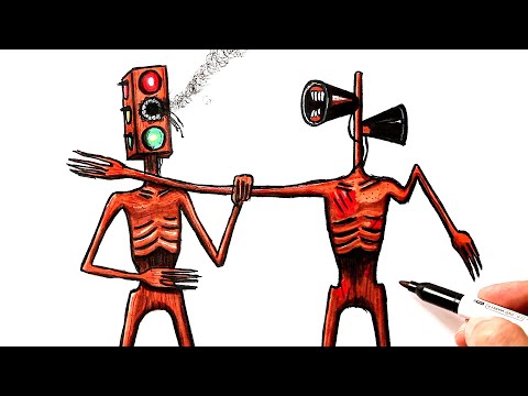 Как нарисовать светофороголового