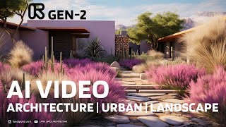 Urban Design and Architecture Videos from Images using Runway Gen-2 + Midjourney AI Technology
