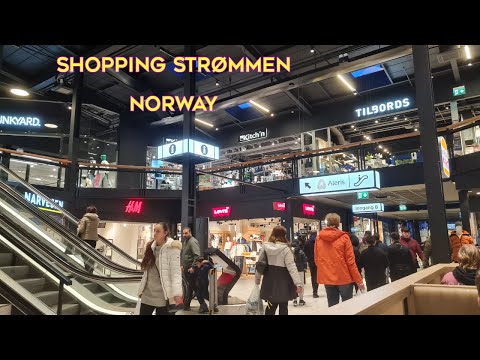 🇳🇴# 53 walk around  shopping strømmen Norway , đi dạo  trung tâm mua sắm strømmen Nauy.