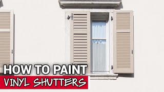 How To Paint Vinyl Shutters - Ace Hardware