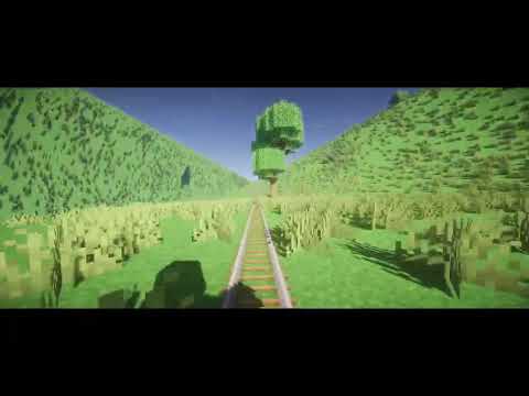 Mincecraft 3x time speed acid shader video (Minecraft Acid interstate)