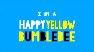 Happy Yellow Bumblebee moving type