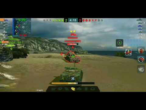 AMX 50 Foch // Gameplay WoT Blitz (REMAKE)