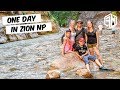 1 DAG IN ZION NATIONAL PARK (west Amerika)- Familie Meerschaert