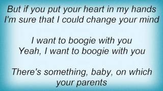 Lou Reed - I Want To Boogie With You Lyrics