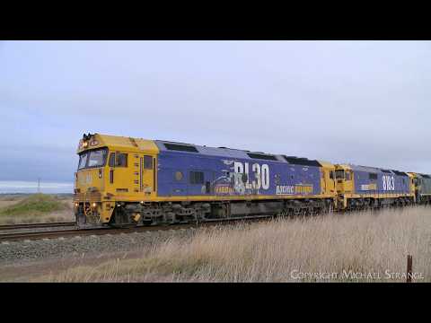 7733V Pacific National Grain Train Arrives At Gheringhap (13/6/2024) - PoathTV Australian Railways