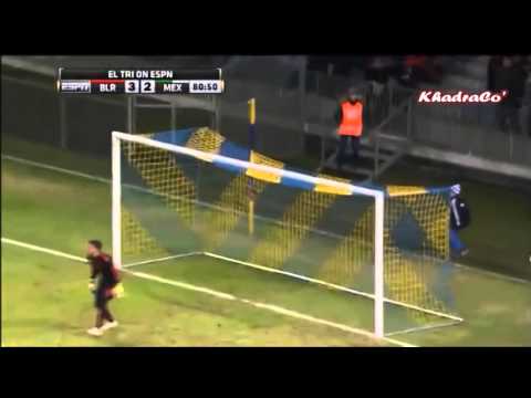 But de Pavel Nekhaychik (Bielorussie 3-2 Mexique)