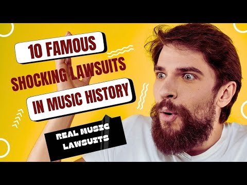 10 Famous Shocking Lawsuits in Music History | Real Music Lawsuits