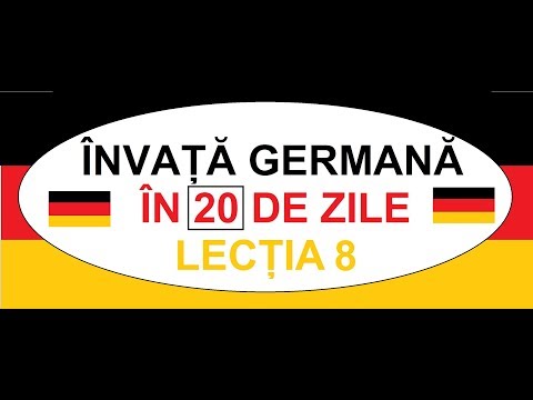 Invata Germana in 20 de ZILE | CURS COMPLET A1 | Lectia 8 - Adjectivele