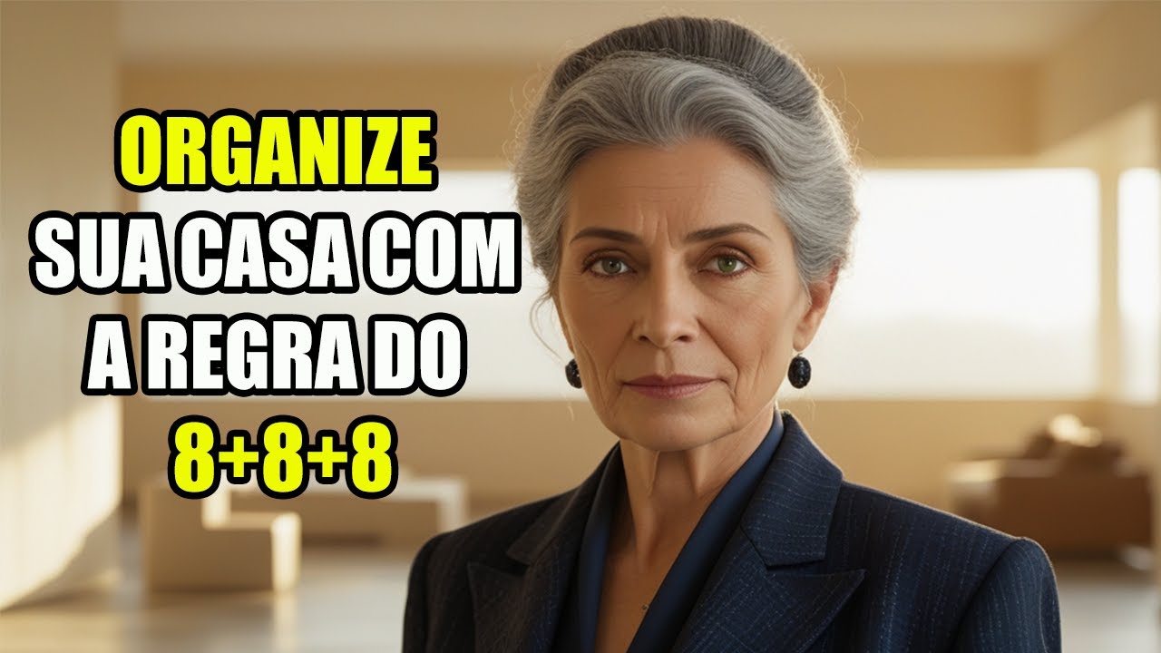 Organize Sua Casa e Seu Tempo com a Regra Milagrosa 8+8+8 em 24 Horas